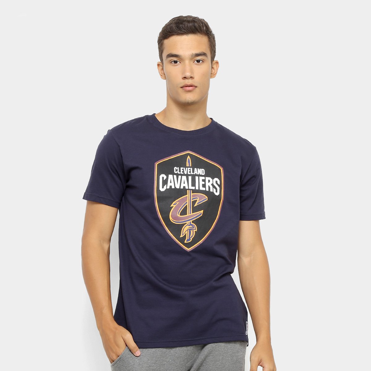 Camiseta NBA Cleveland Cavaliers Big Logo Masculina