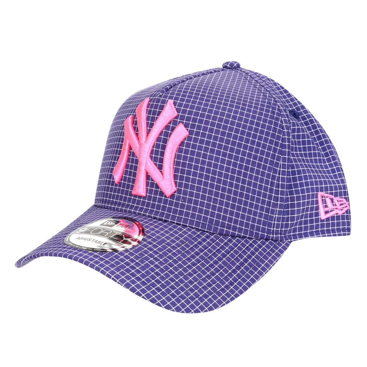 Boné New Era MLB New York Yankees Aba Curva Snapback Space Plaid 9Forty