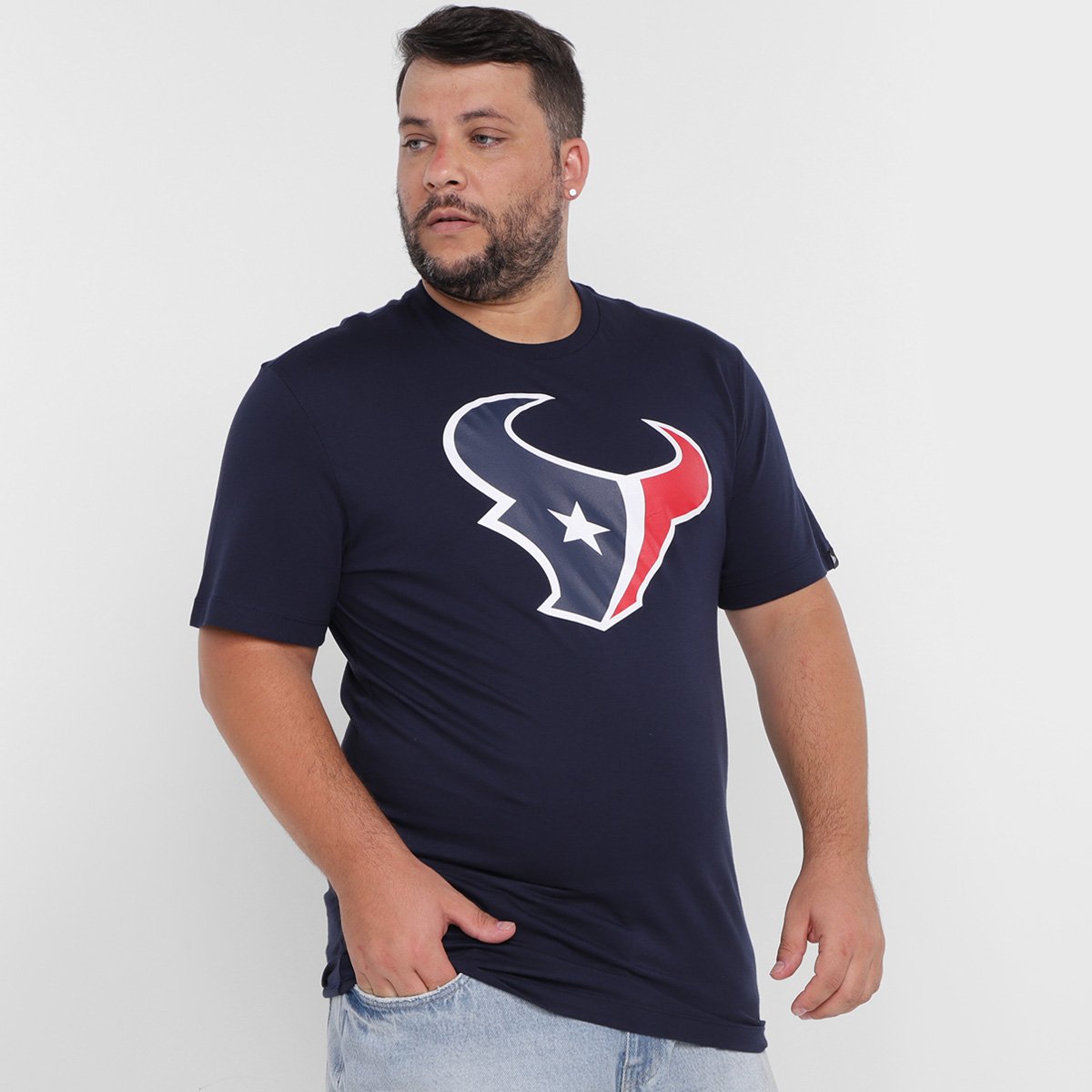 Camiseta Plus Size NFL Houston Texans New Era Masculina