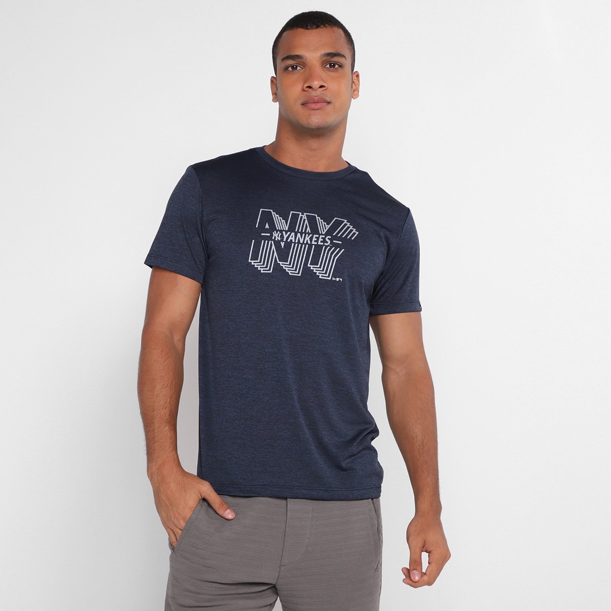 Camiseta MLB New York Yankees New Era Urban Tech Repeat Masculina