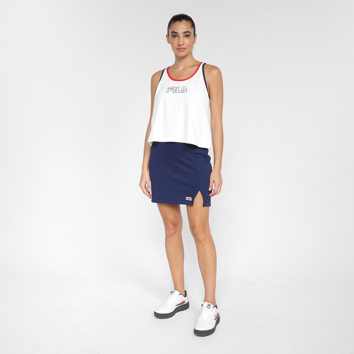 Saia Fila Court Club Feminina - Tam: P - 3