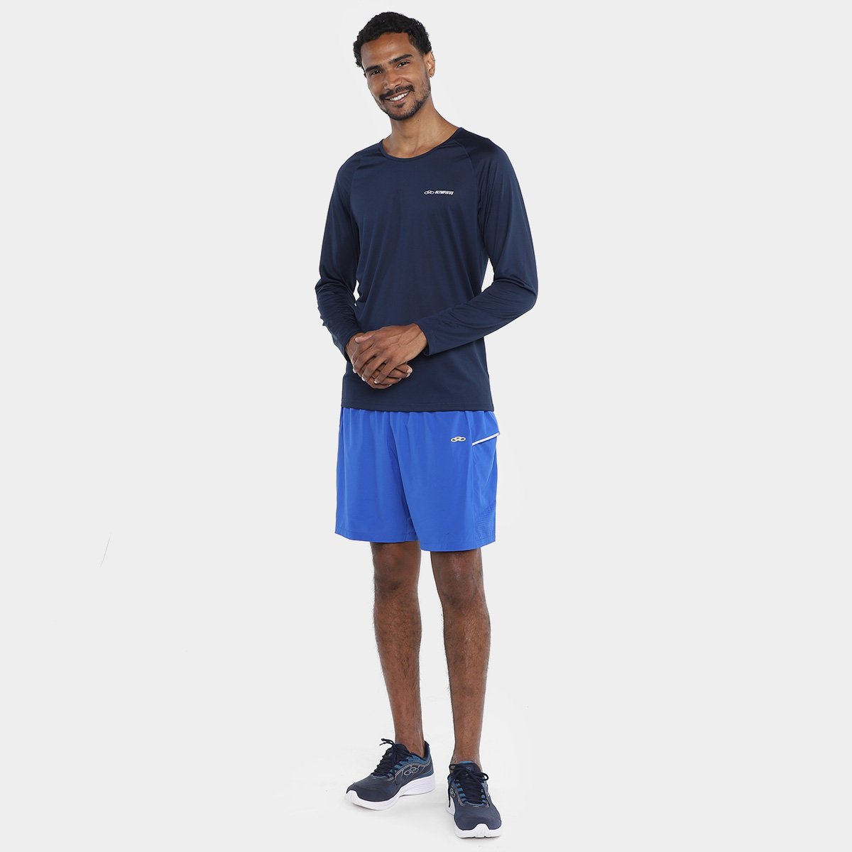 Camiseta Olympikus Runner Manga Longa 2.0 Masculina - Tam: P - 3