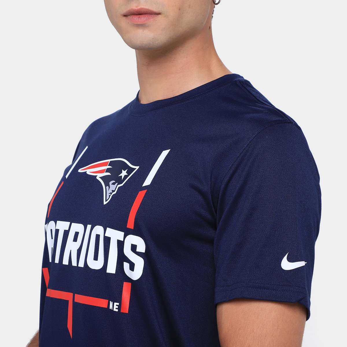 Camiseta Nike NFL New Egland Patriots Legend Goal Post Masculina - Tam: P - 2