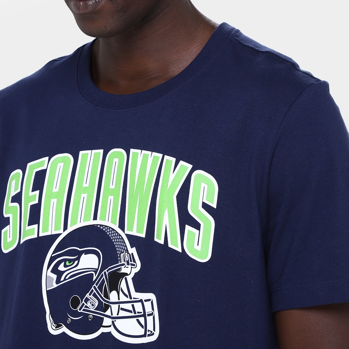 Camiseta Nike NFL Seattle Seahawks Essential Team Athletic Masculina - Tam: P - 2