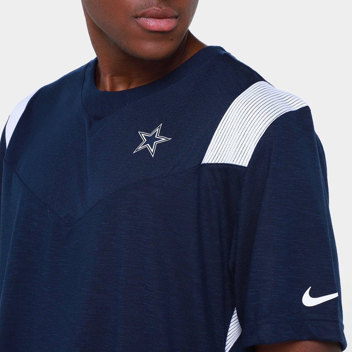 Camiseta NFL Dallas Cowboys Nike Dri-Fit Player Short Sleeve Top Masculina - Tam: EGG - 2