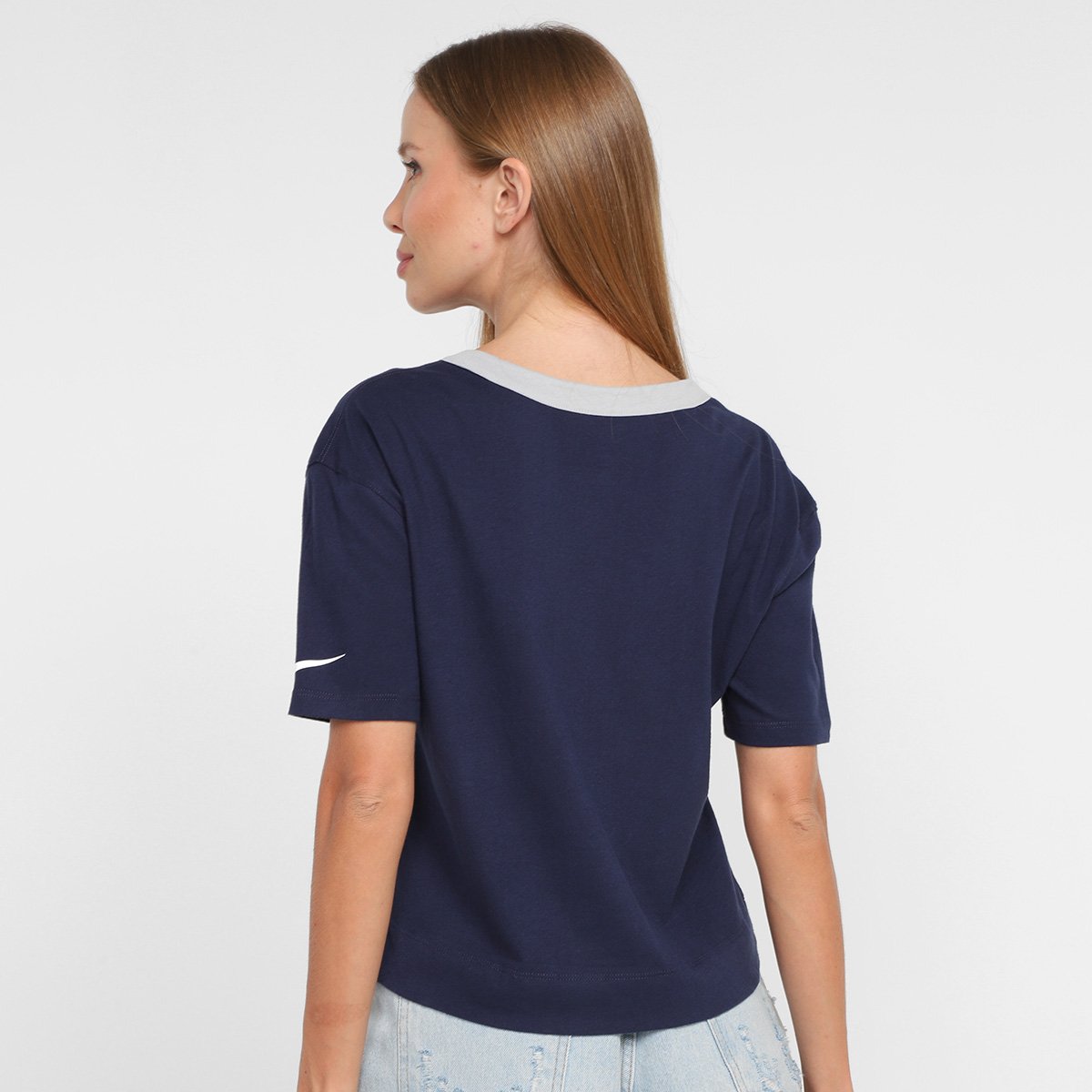 Camiseta Nike NFL Dallas Cowboys High Hip Fashion Feminina - Tam: P - 1