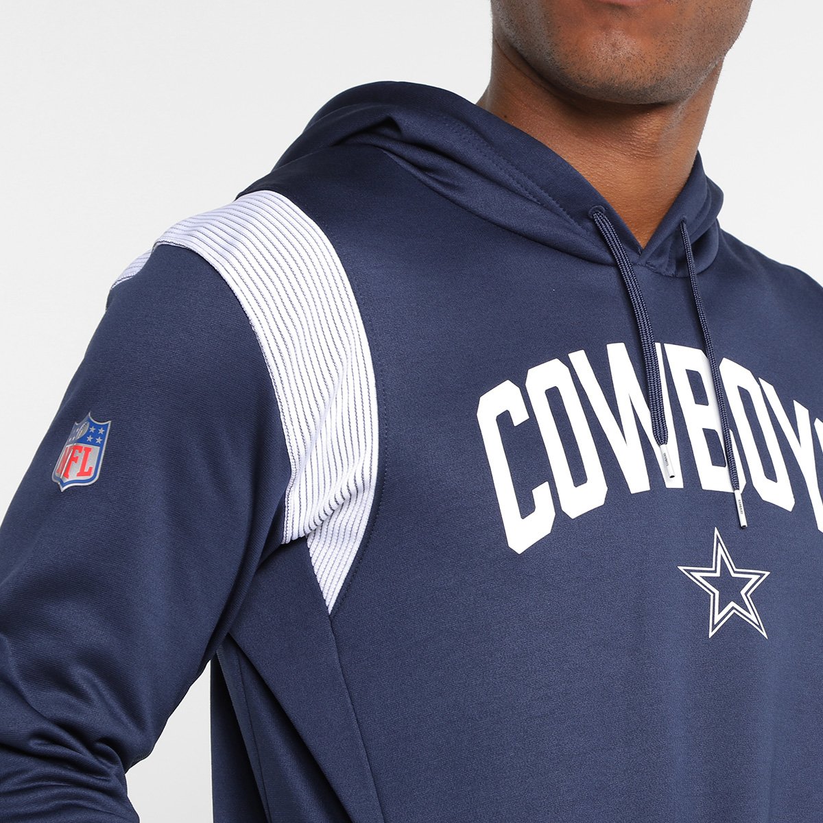 Moletom Nike NFL Dallas Cowboys Fleece Masculino - Tam: P - 2