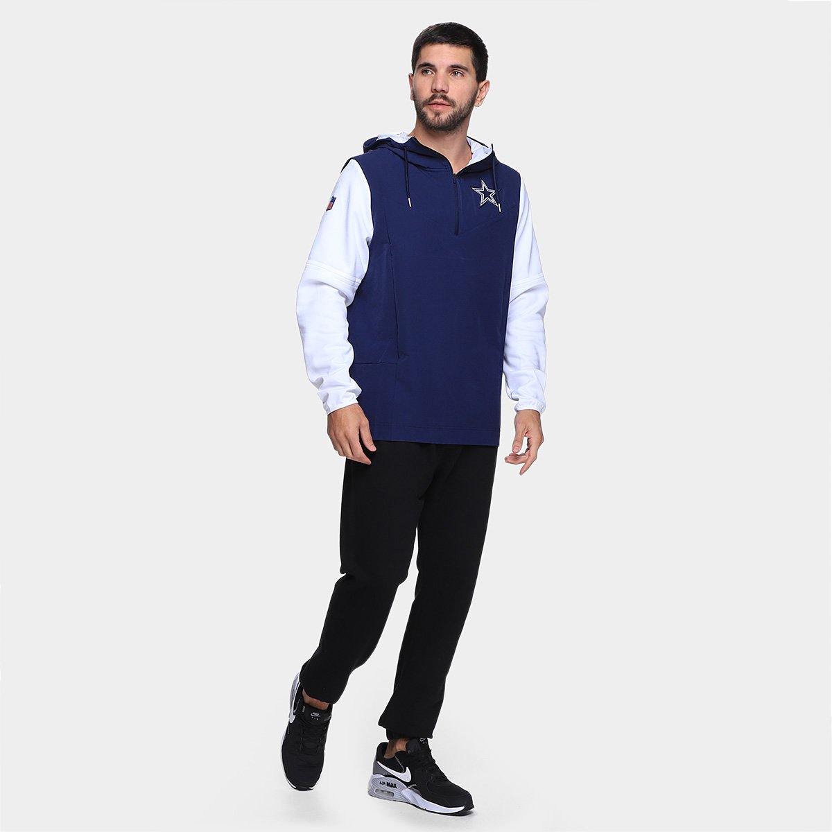 Jaqueta NFL Dallas Cowboys Nike C/ Capuz Masculina - Tam: P - 3