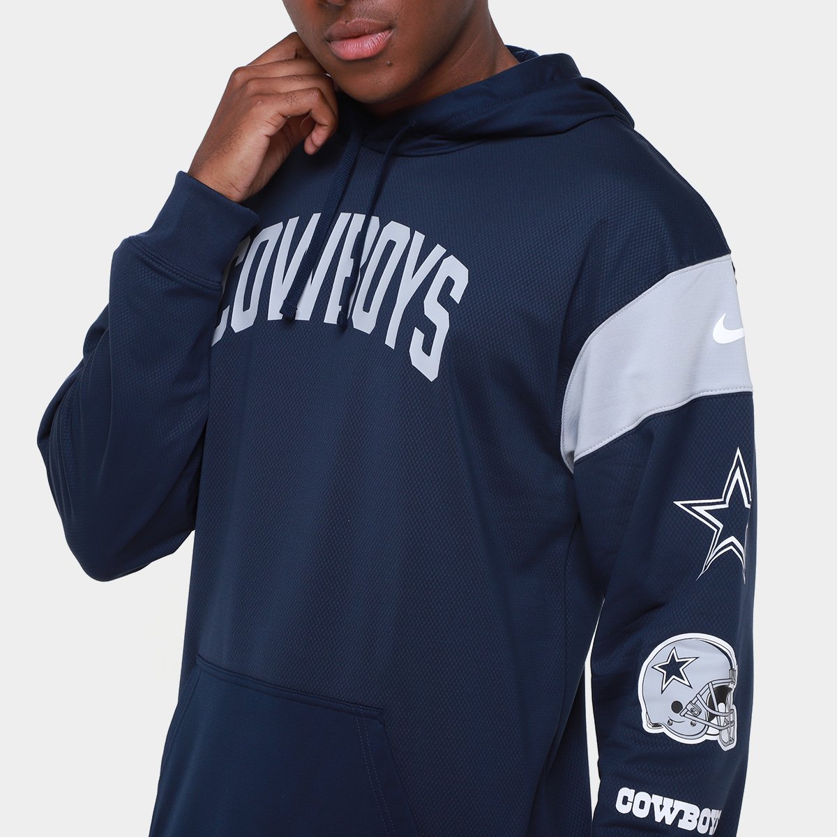 Moletom NFL Dallas Cowboys Nike Hoodie Masculino - Tam: M - 2