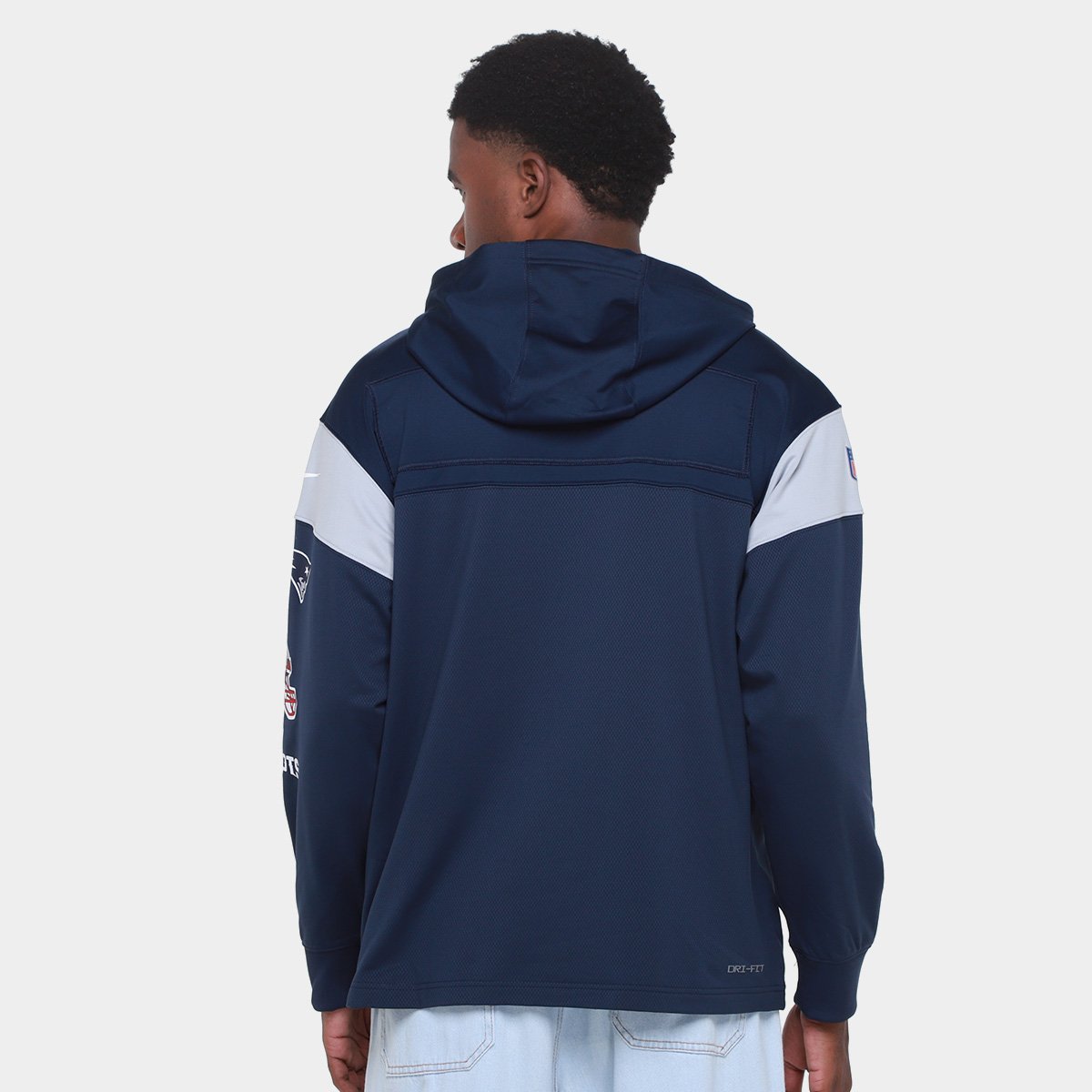 Moletom NFL New England Patriots Nike Hoodie Masculino - Tam: M - 1