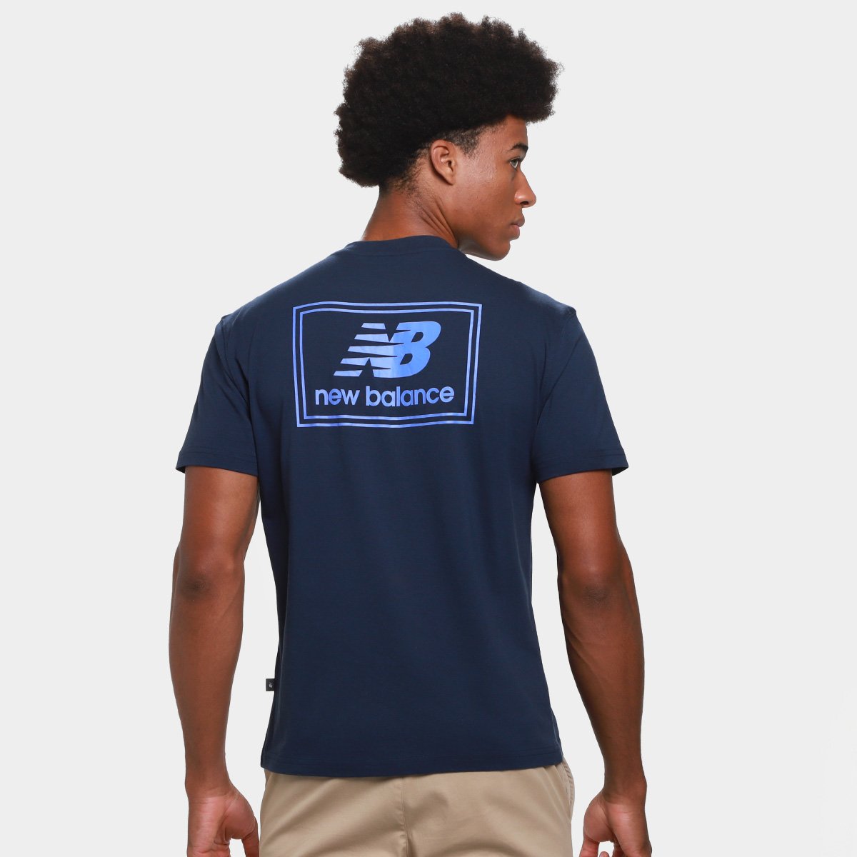 Camiseta New Balance Woven Label Masculina - Tam: GG - 1