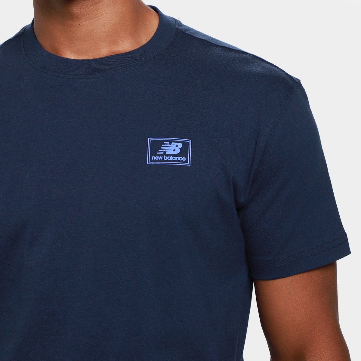 Camiseta New Balance Woven Label Masculina - Tam: GG - 2