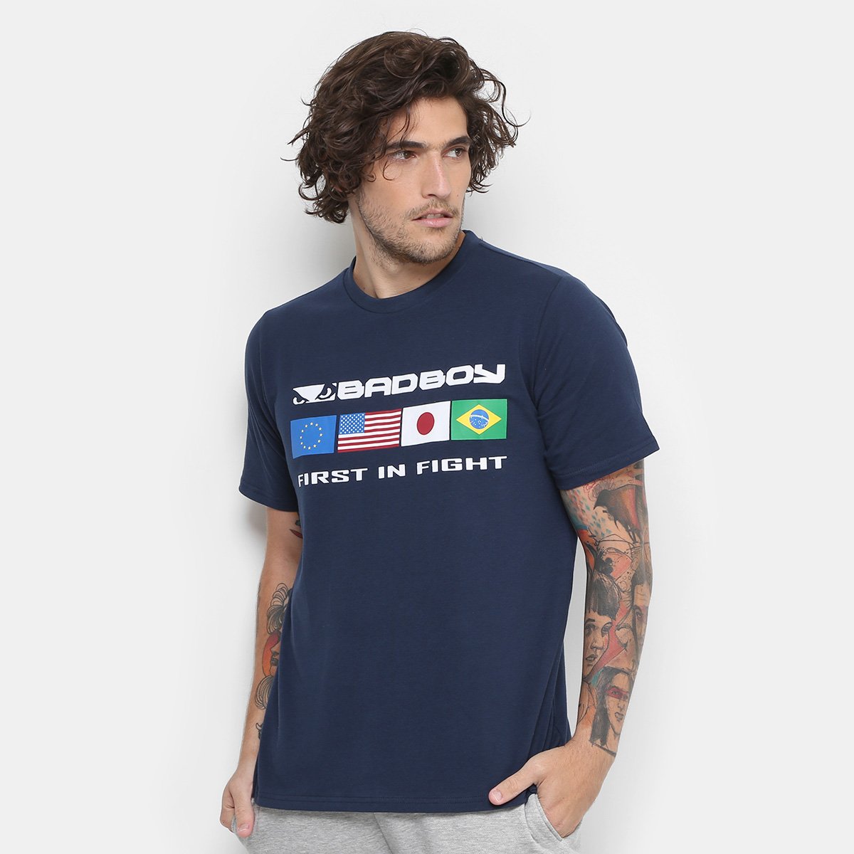 Camiseta Bad Boy World Masculina