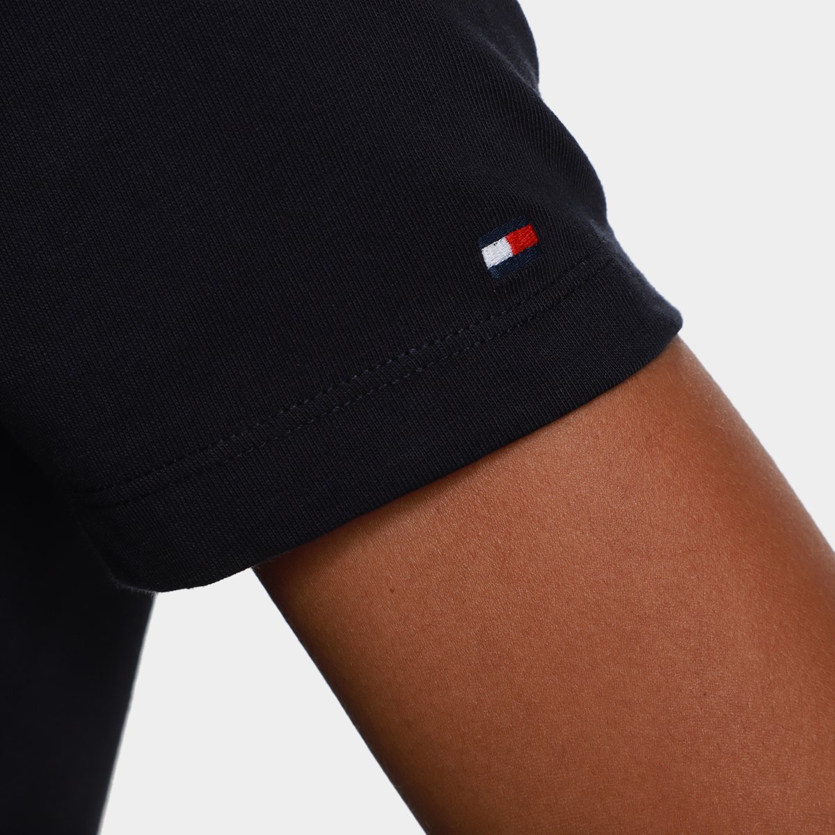 Camiseta Tommy Hilfiger Logo Feminina - Tam: P - 3