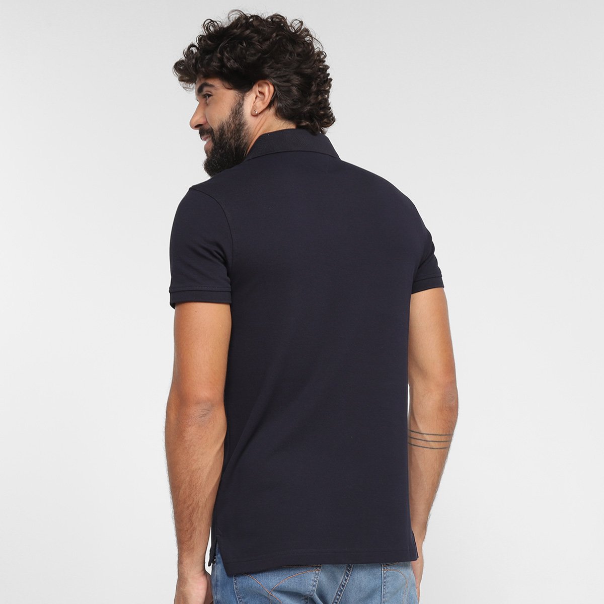 Camisa Polo Tommy Hilfiger Básica Masculina - Tam: P - 1