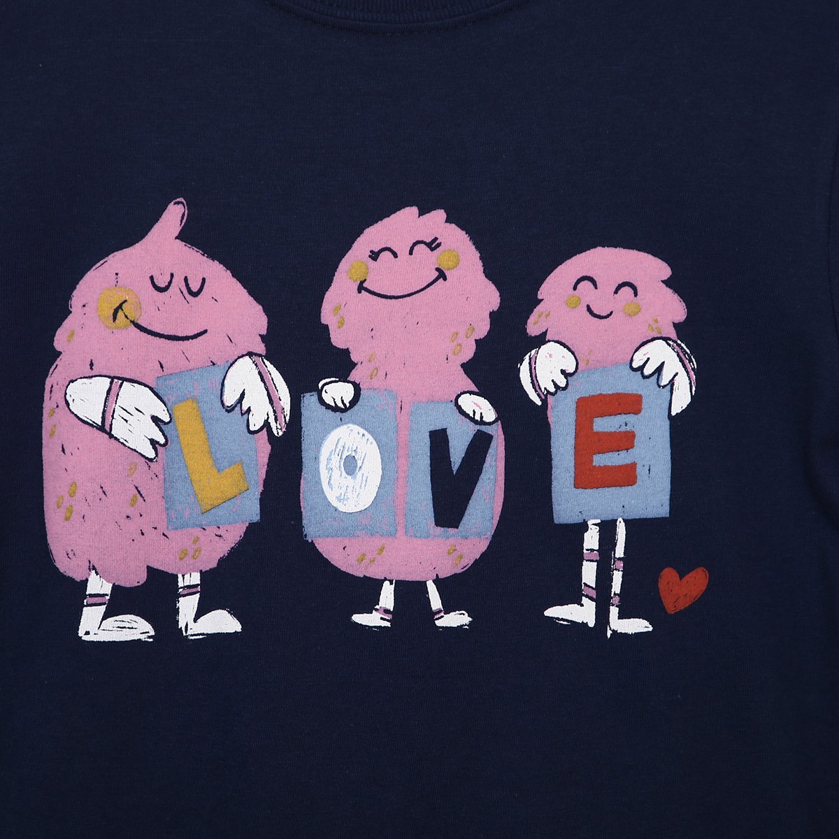 Pijama Infantil Longo Hering Kids Coração Menina - Tam: 1A - 1