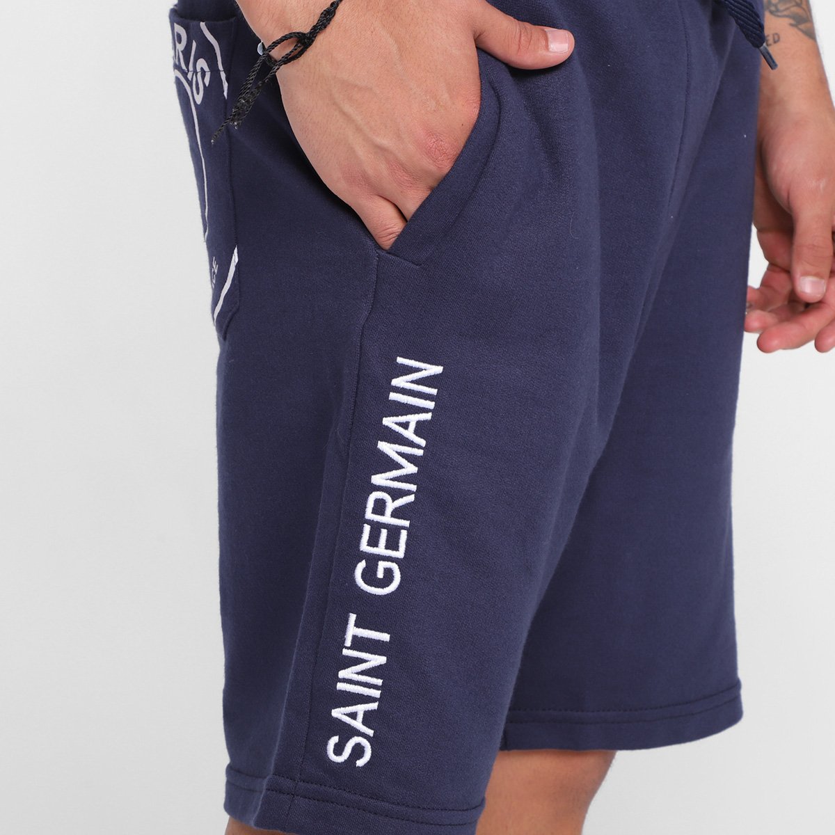 Bermuda Moletom Industrie Estampada Masculina - Tam: G - 2