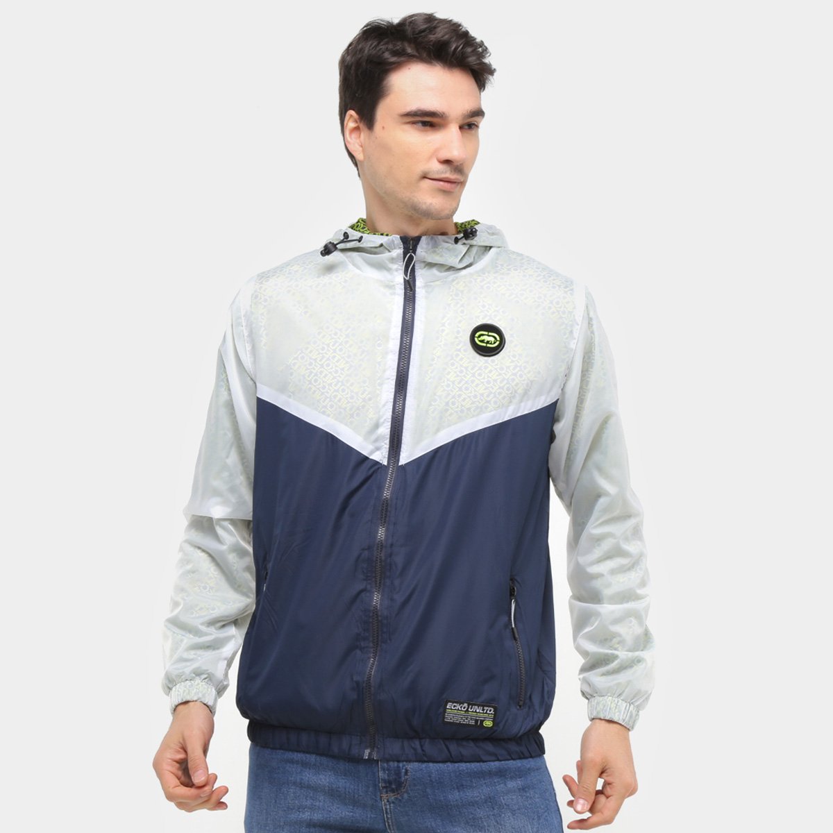 Jaqueta Corta-Vento Ecko Unltd Sobrepo Masculina