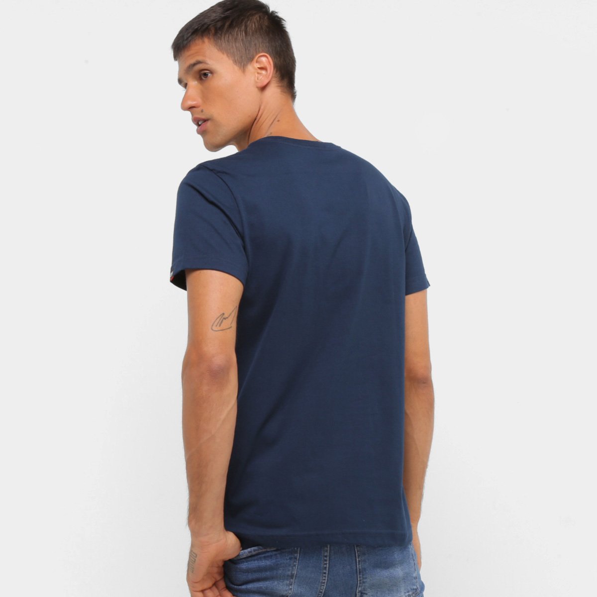 camiseta ecko logo camo manga longa masculina