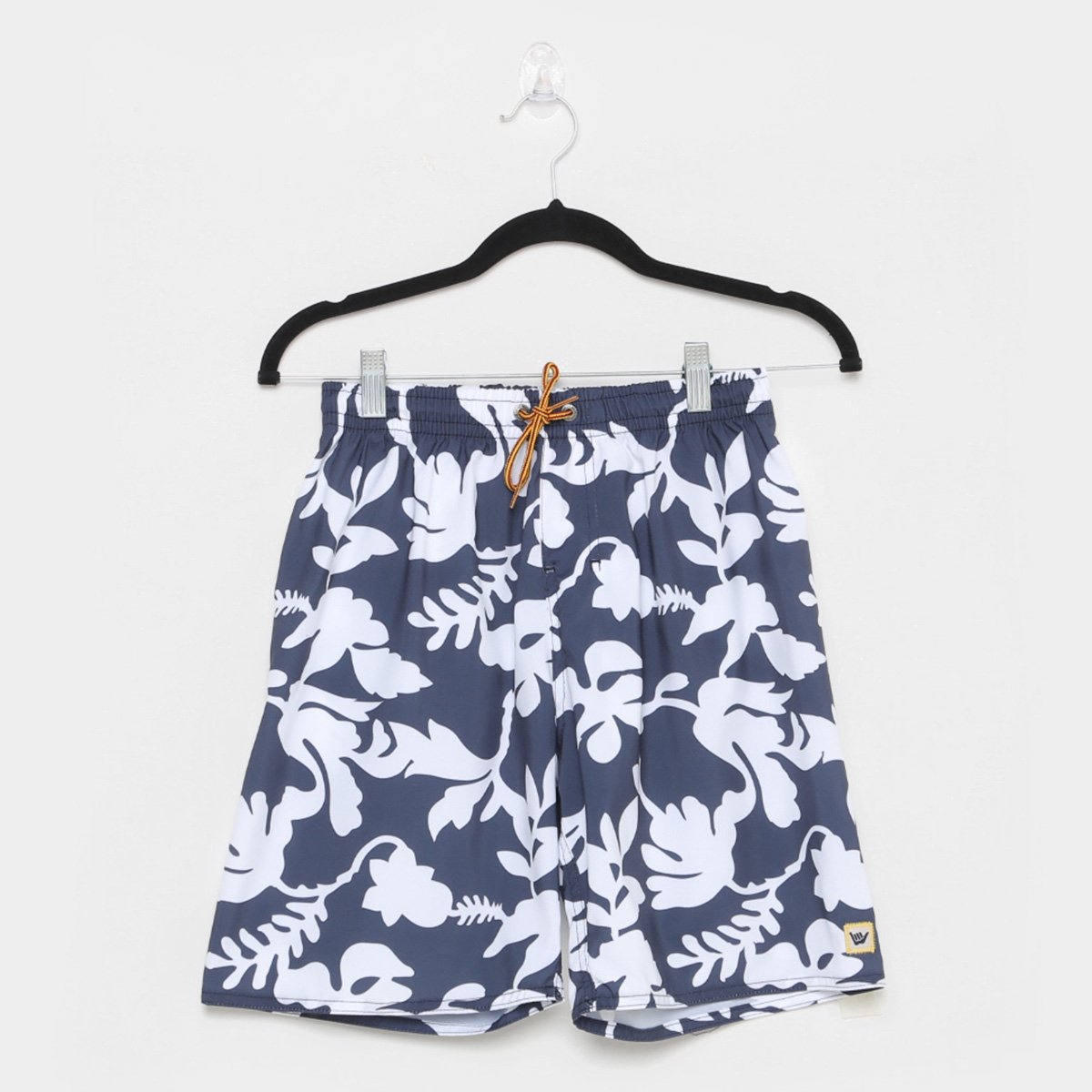 Bermuda Juvenil Hang Loose Leaves Masculina