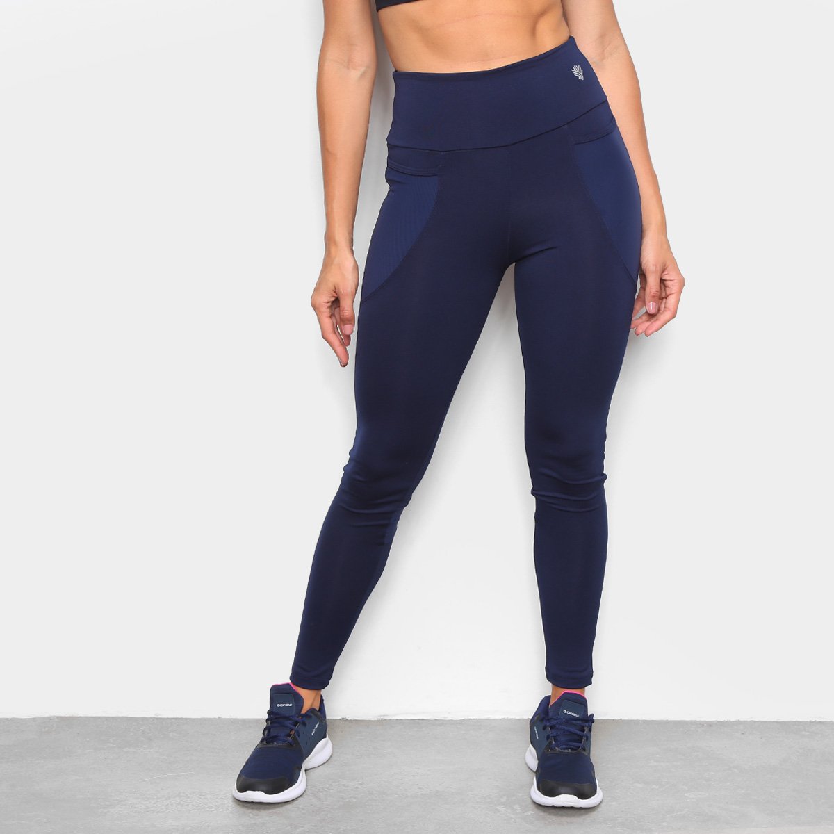 Calça Legging Gonew Detalhe Em Tule Feminina