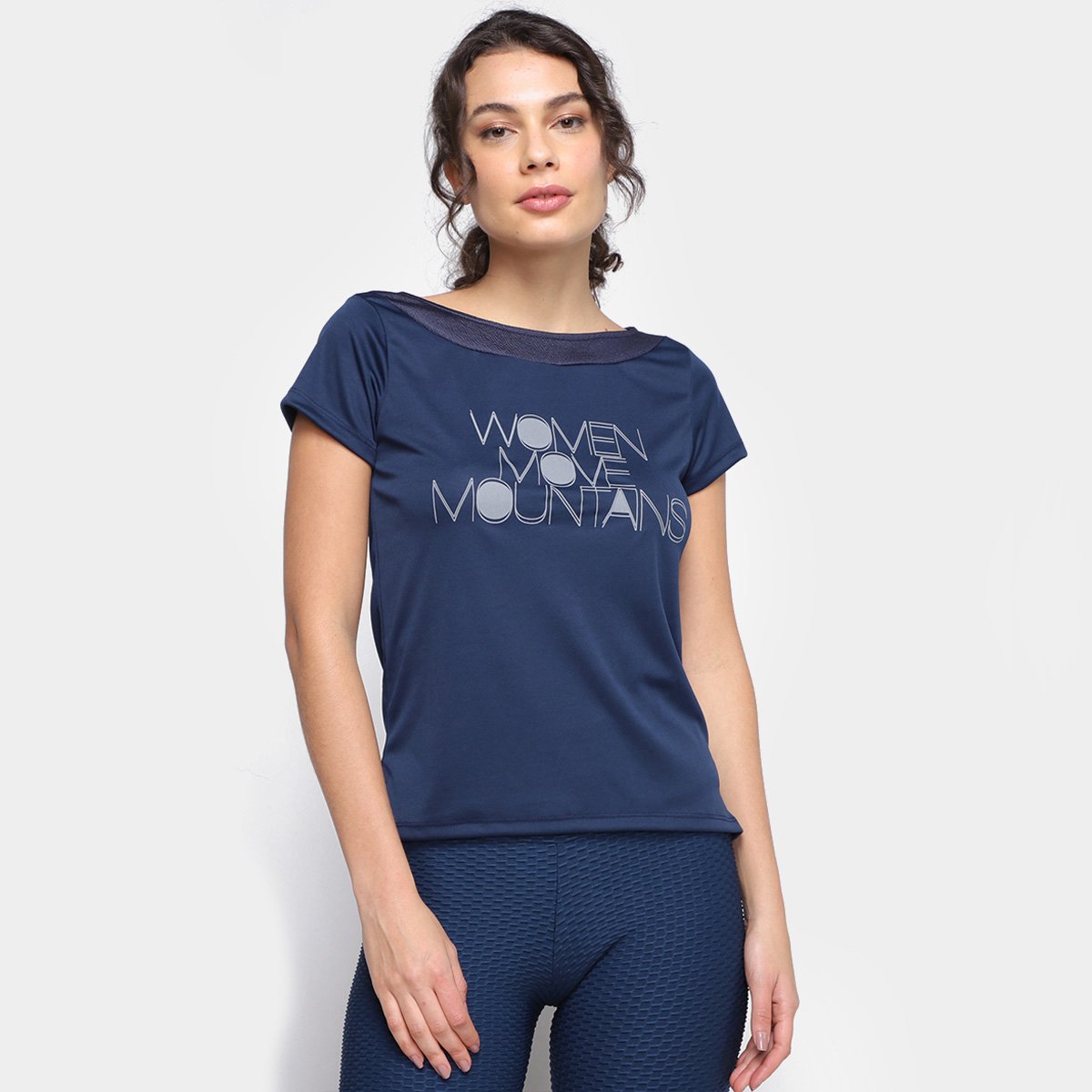 Camiseta Gonew Dry Touch Move Mountains Feminina