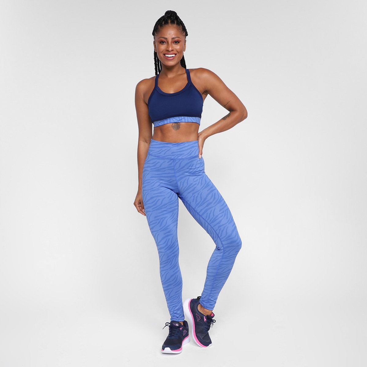 Calça Legging Gonew Full Print Feminina - Tam: G3 - 3