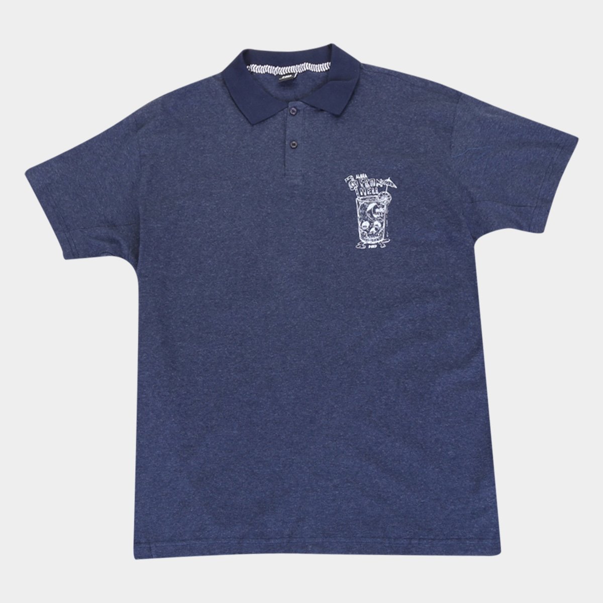 Camisa Polo HD Plus Size Estampada Masculina
