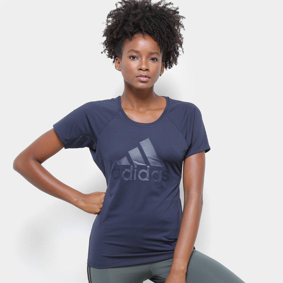 Camiseta Adidas Trng Logo Feminina