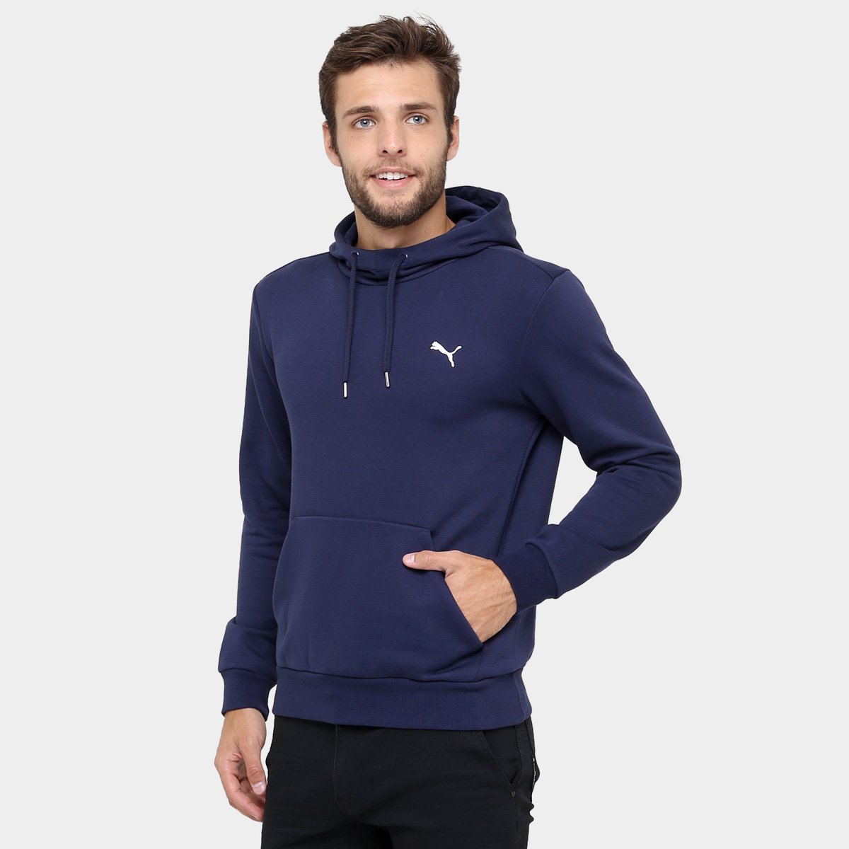 Moletom Puma Ess Hoody Fl c/ Capuz