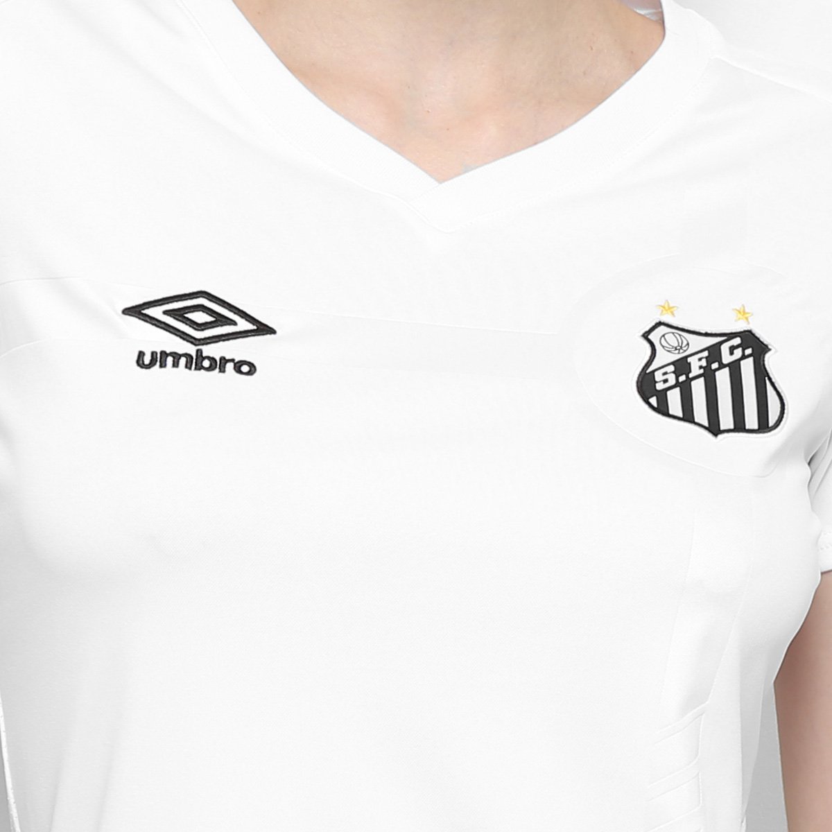 Camisa Santos I 19/20 s/nº Torcedor Umbro Feminina - Tam: GG - 3