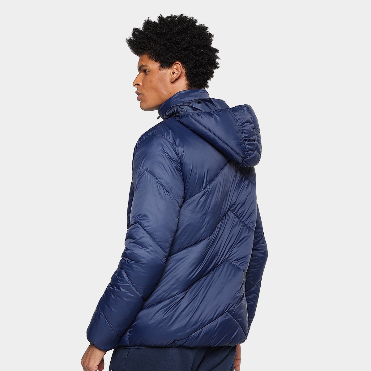 Jaqueta Puffer Kappa Padding Sport Bessie Capuz Masculina - Tam: P - 1