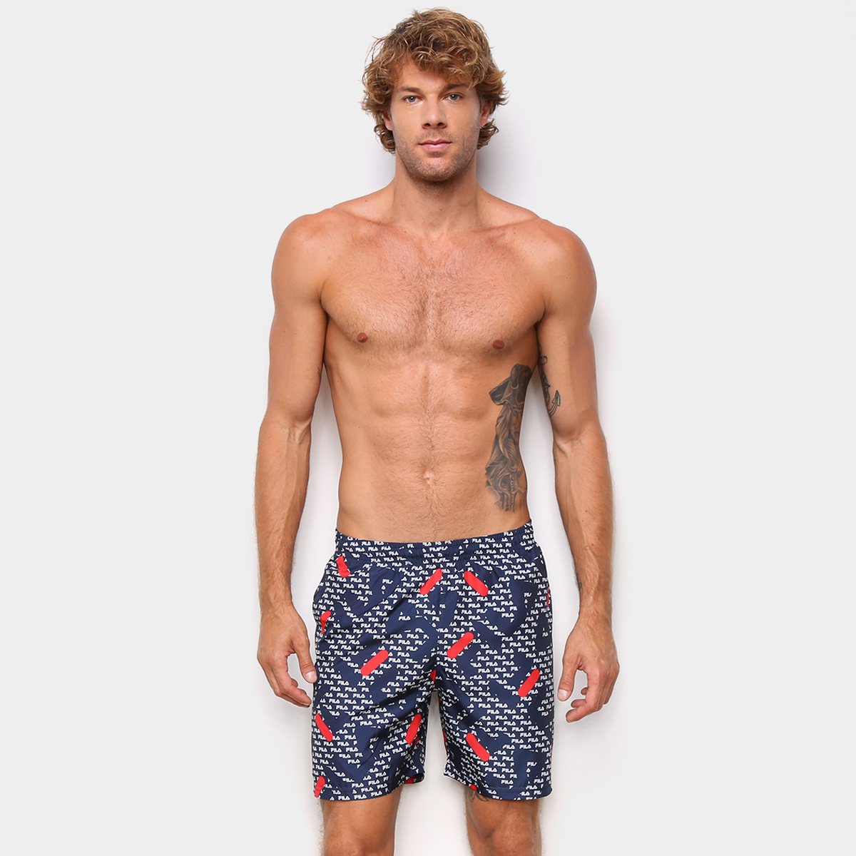 Short Fila Swim Sports Print Masculino