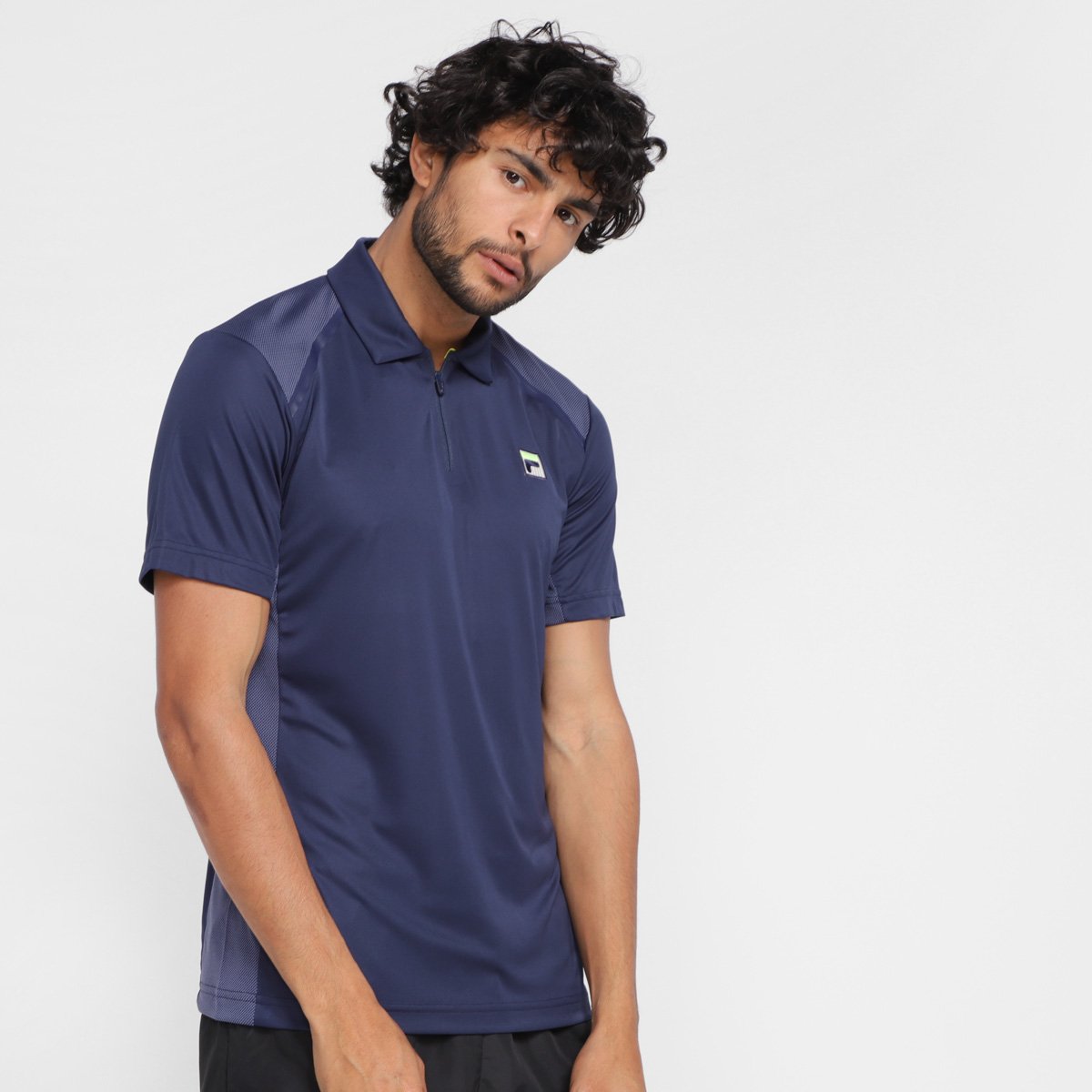 Camisa Polo Fila Fusion Plaid Masculina
