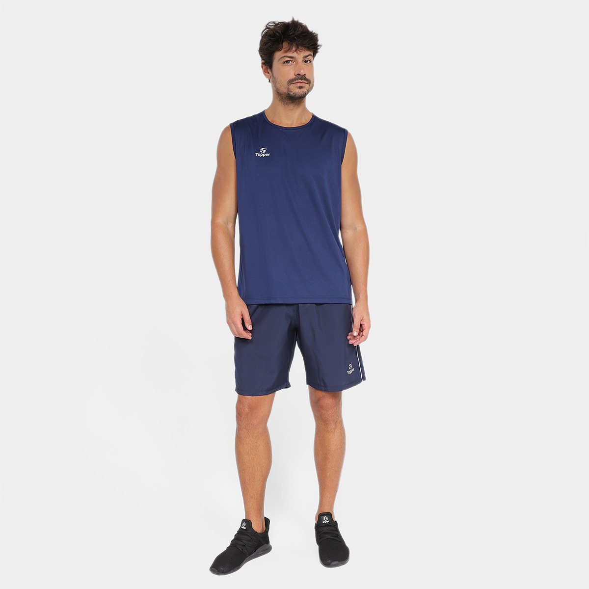 Camiseta Regata Treino Topper Classic New Masculina - Tam: P - 3