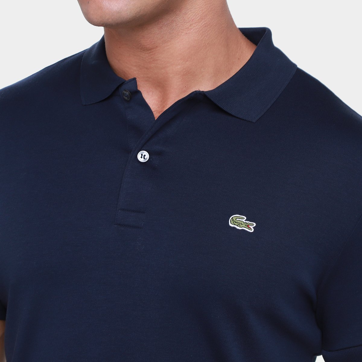 Camisa Polo Lacoste Regular Fit Algodão Leve Masculina - Tam: GG - 2
