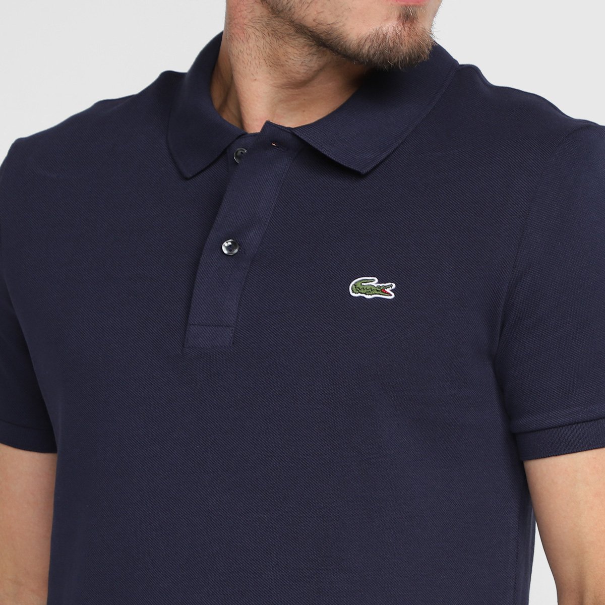 Camisa Polo Lacoste Slim Fit Piquet Masculina - Tam: GG - 2