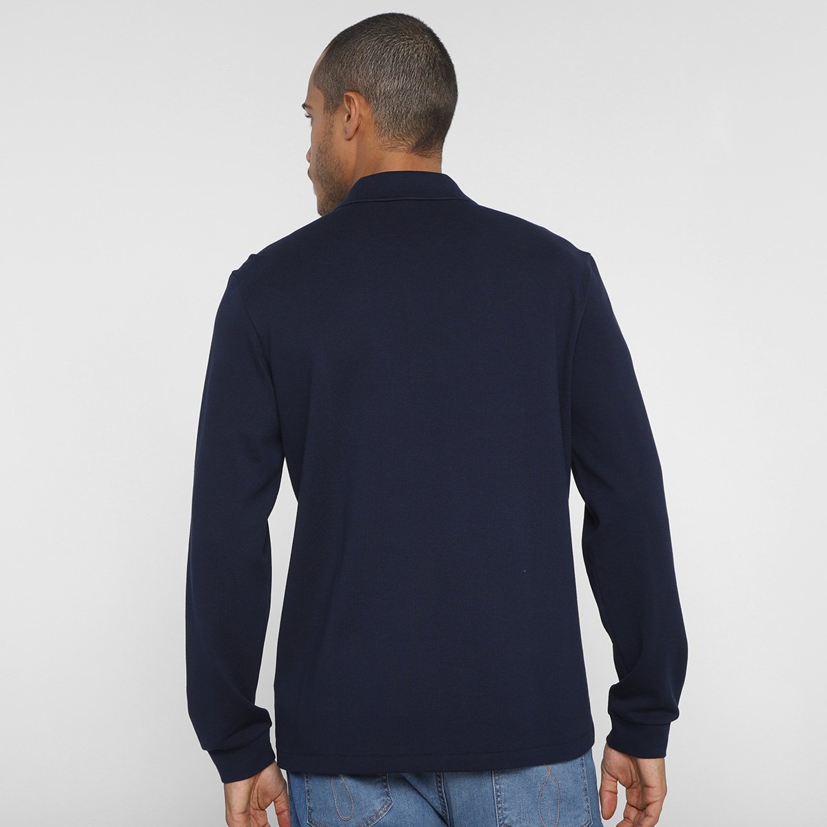 Blusa Polo Manga Longa Lacoste Casual Masculina - Tam: P - 1