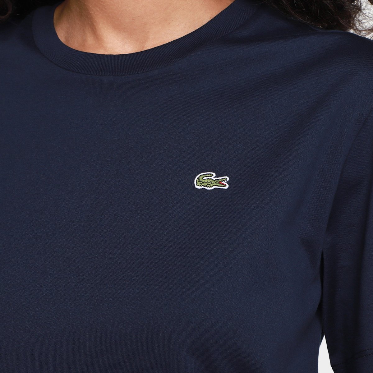 Camiseta Lacoste Casual Feminina - Tam: EGG - 2
