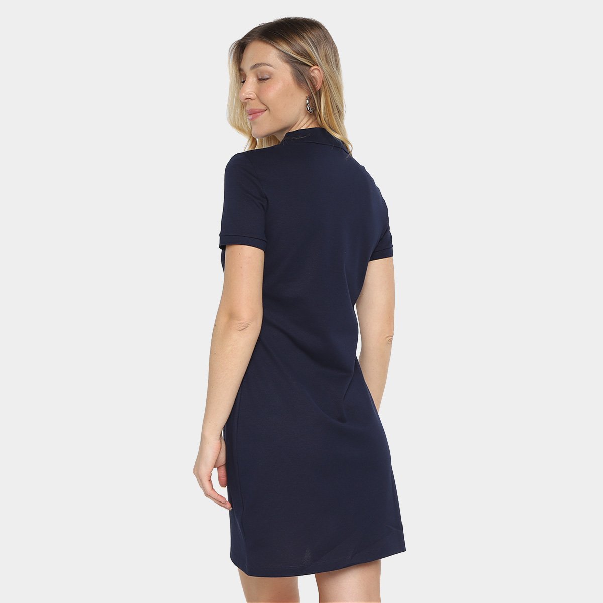 Vestido Curto Lacoste Gola Polo Feminino - Tam: 42 - 1