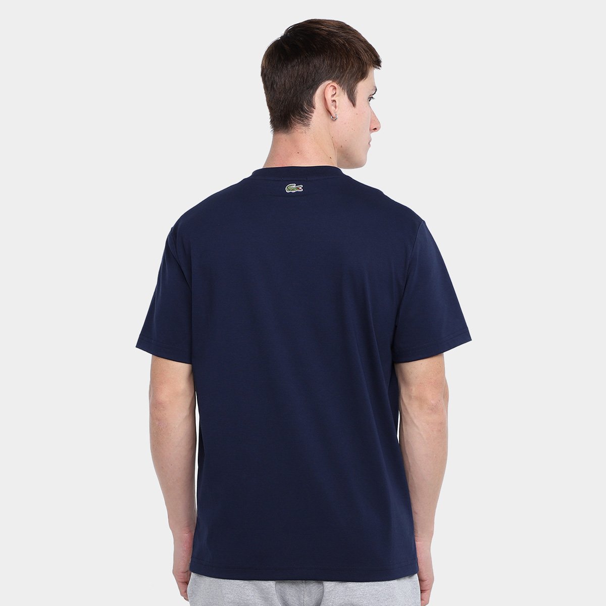Camiseta Lacoste Paris Casual Masculina - Tam: G - 1