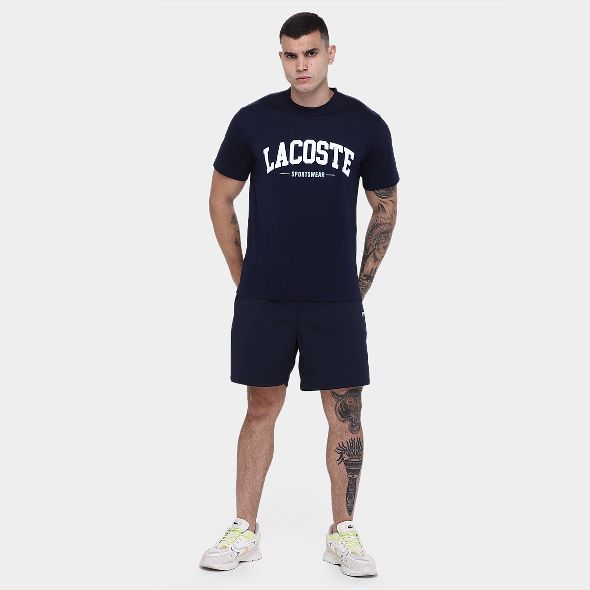 Camiseta Lacoste Masculina - Tam: P - 3