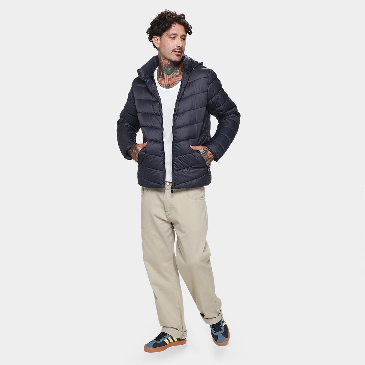 Jaqueta Red Nose Nylon Peluciada Masculina - Tam: P - 4