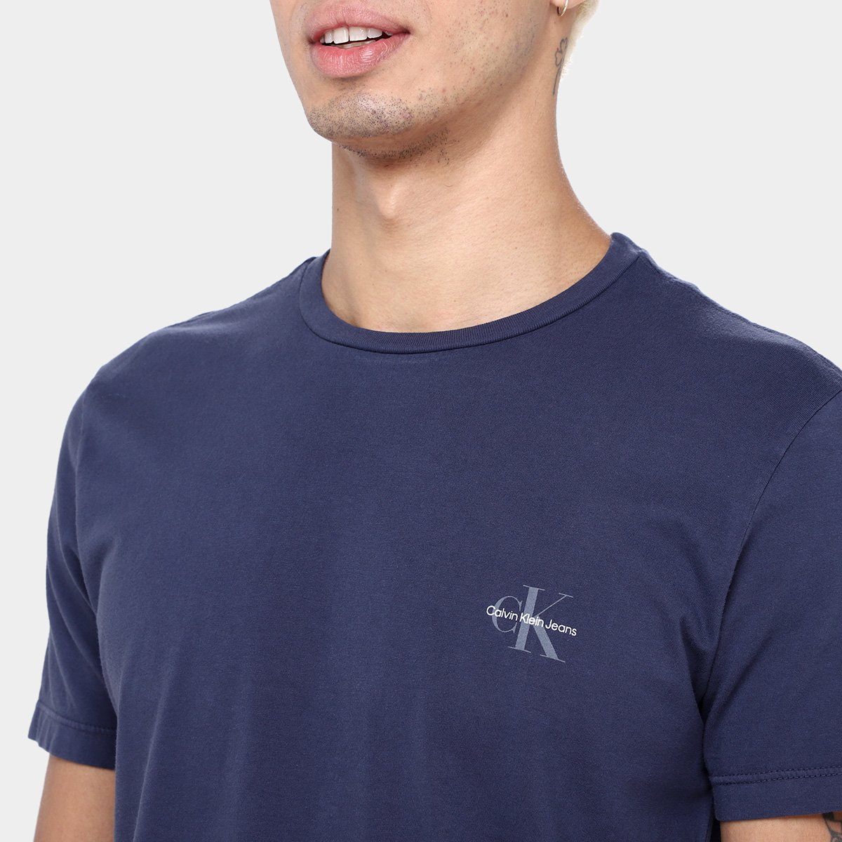 Camiseta Calvin Klein Jeans Casual Masculina - Tam: P - 2
