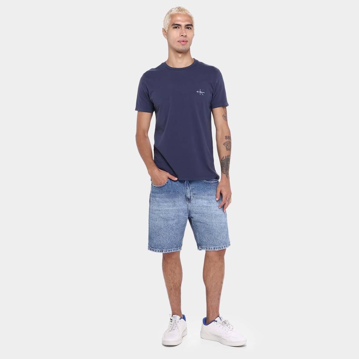 Camiseta Calvin Klein Jeans Casual Masculina - Tam: P - 3