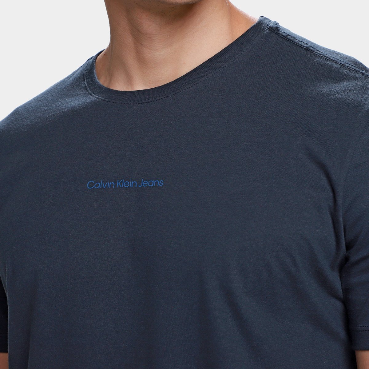 Camiseta Calvin Klein Jeans Logo Masculina - Tam: P - 2