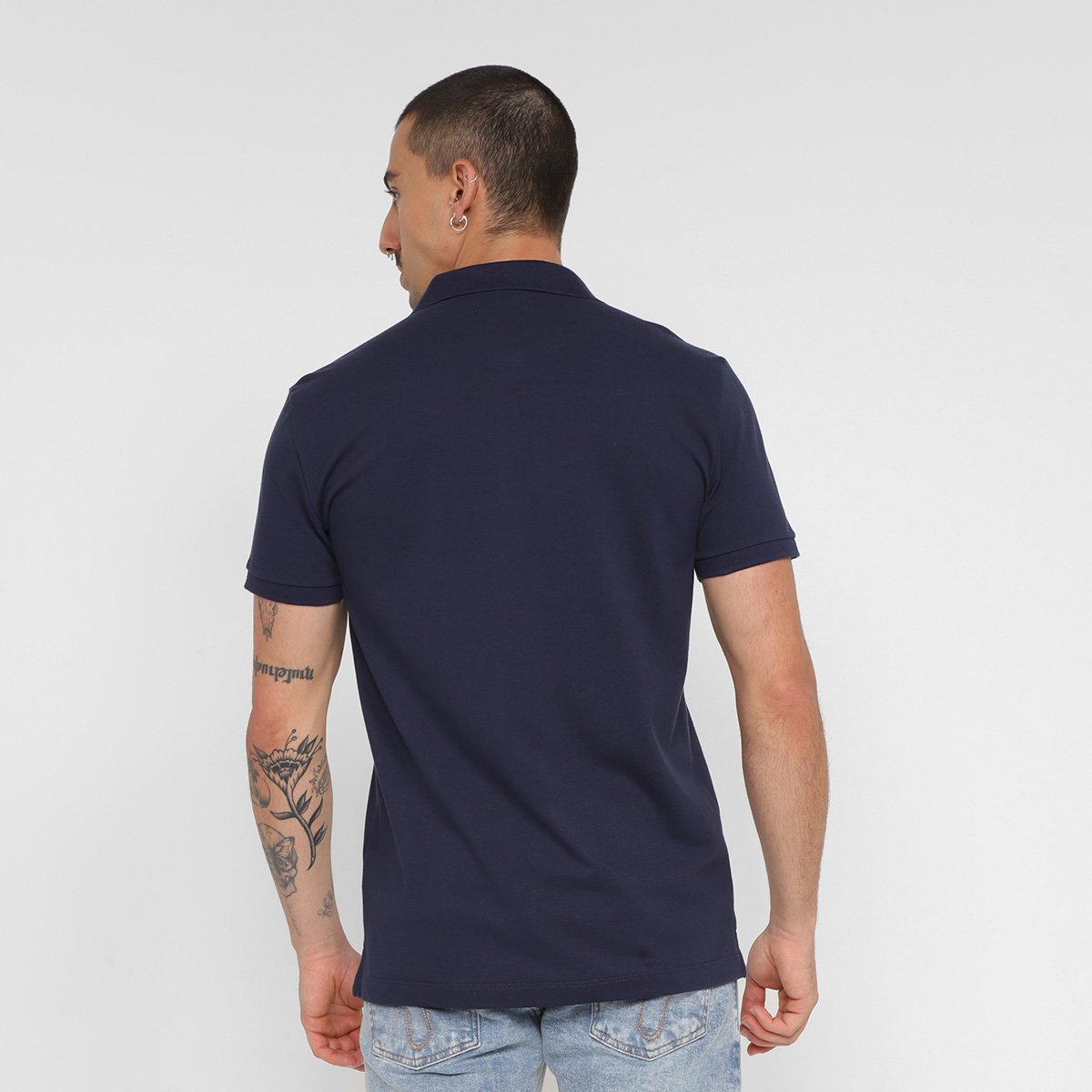 Camisa Polo Slim Calvin Klein Casual Masculina - Tam: M - 1
