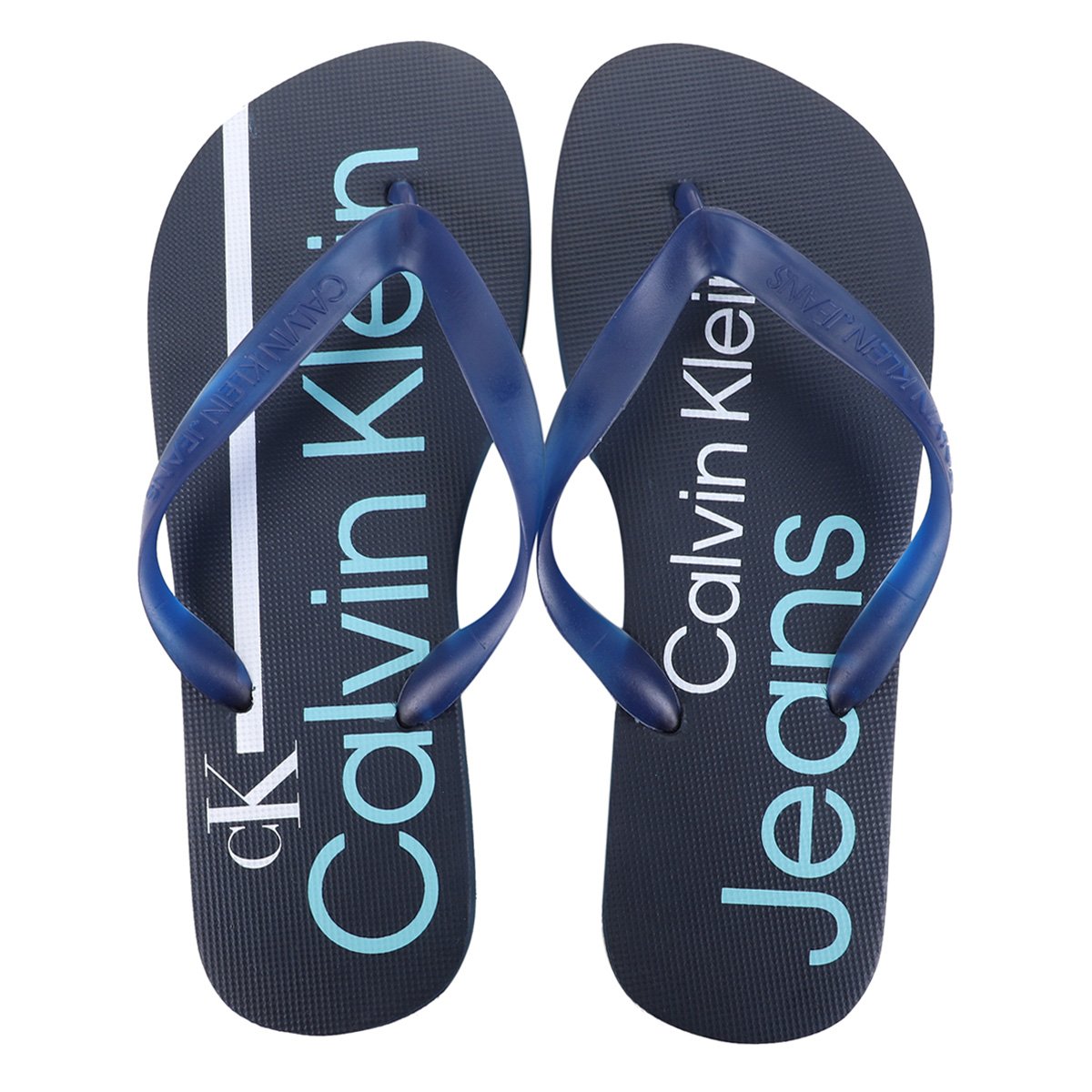 Chinelo Calvin Klein CKJ Silk Logo Masculino