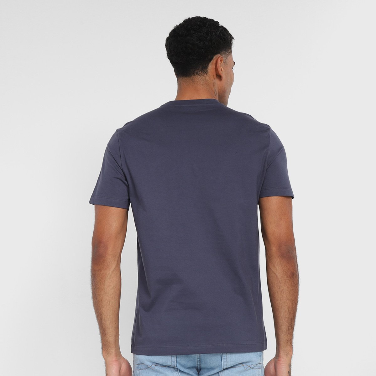 Camiseta Calvin Klein Básica Meia Malha Masculina - Tam: P - 1