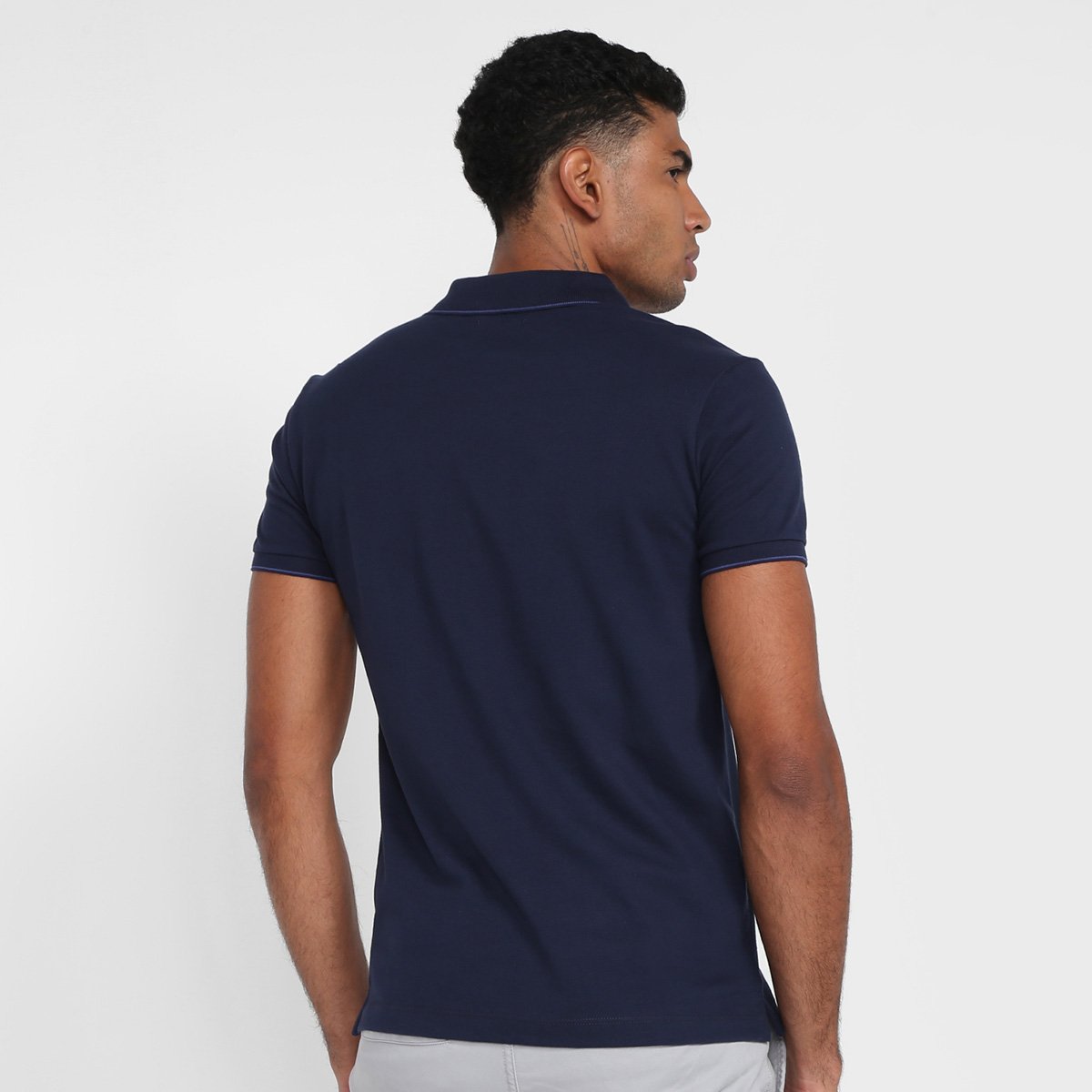 Camisa Polo Slim Calvin Klein Masculina - Tam: GG - 1